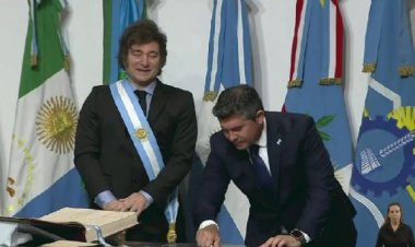 Orrego firmó el Pacto de Mayo