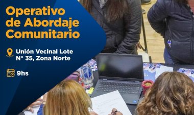 Médicos clínicos se suman a los Operativos de Abordaje Comunitario de Pocito