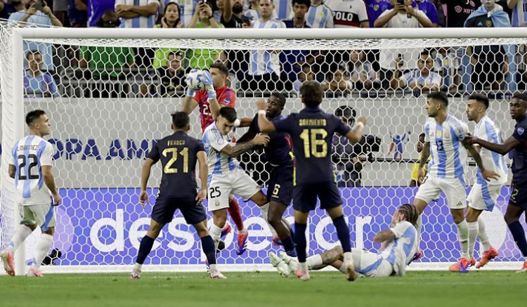 Argentina venció por penales a Ecuador y está en las semifinales de la Copa América