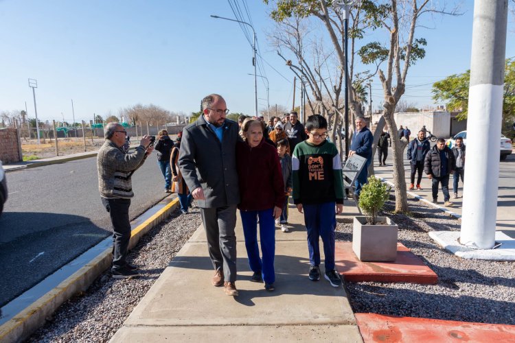 Rivadavia inauguró un Paseo Saludable en Villa Seminario
