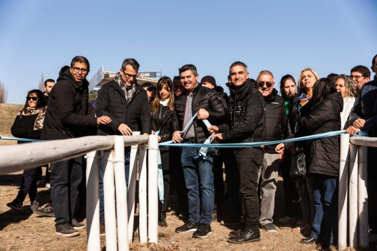 El gobernador Marcelo Orrego asistió a la Fiesta Provincial del Carneo Español