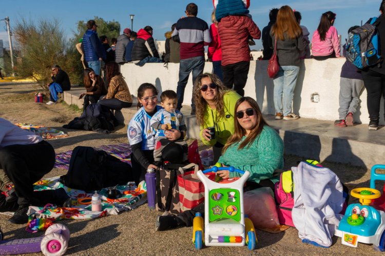 El Parque de Rivadavia colmado por los entretenimientos