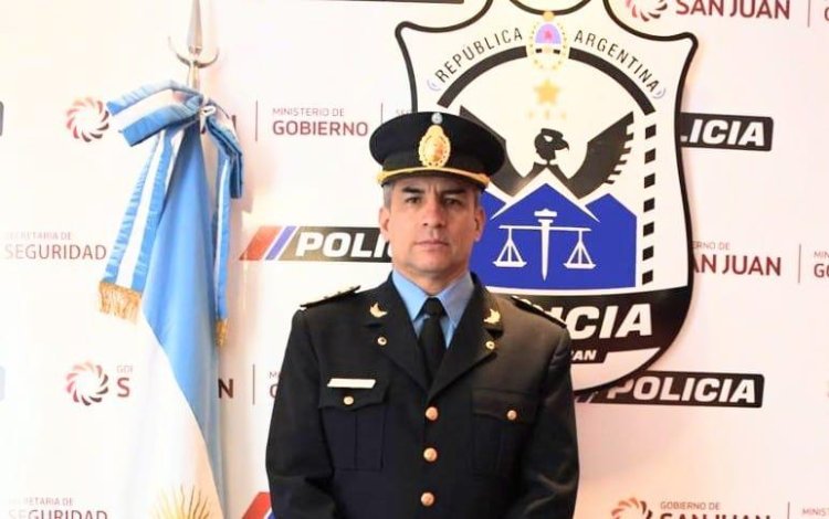 Orrego puso en funciones al nuevo Jefe de la Policía de San Juan