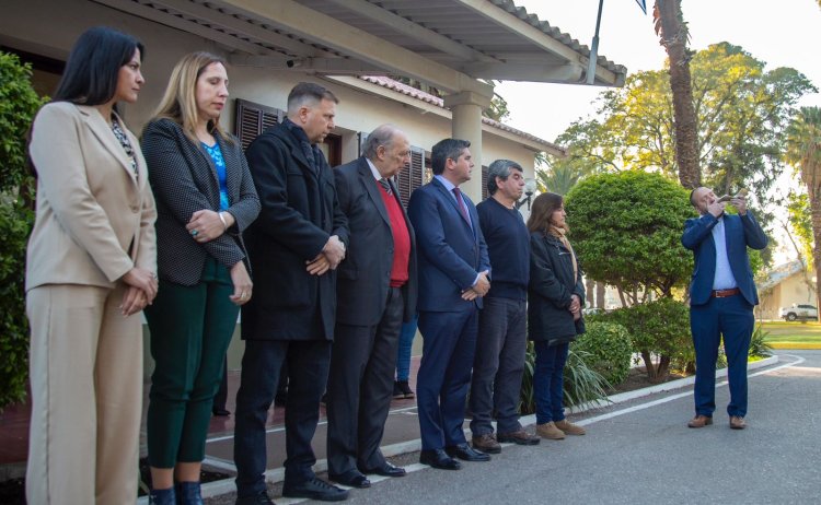 Orrego recibió a las autoridades de la Sociedad Israelita por el 30° aniversario del atentado a la AMIA