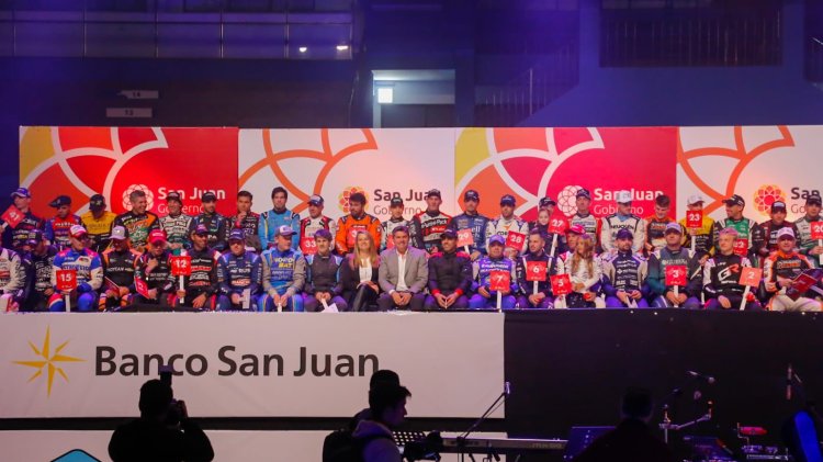 Orrego presenció el sorteo del “Desafío de las Estrellas” del TC en San Juan