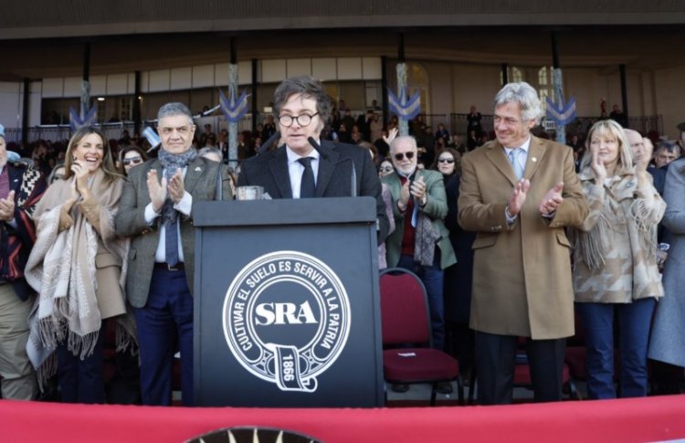 Milei en la Rural: "Vamos a terminar levantando el cepo"