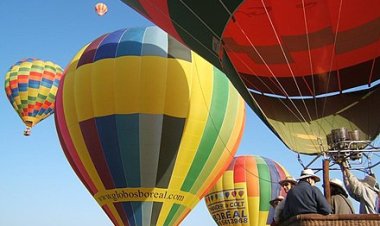 Reprogramaron el show de globos aerostáticos