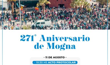 Mogna celebra el 271° aniversario de su fundación 