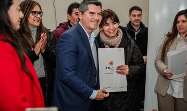 Orrego anunció la pavimentación de una ruta clave en Caucete