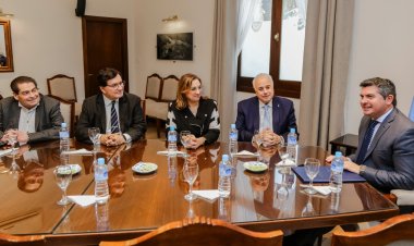 El gobernador recibió a las autoridades de la Corte de Justicia