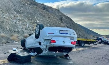 Un Sanjuanino grave tras volcar en un auto en Mendoza