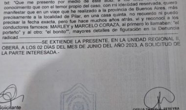 Revelan el texto completo de la denuncia contra Marley
