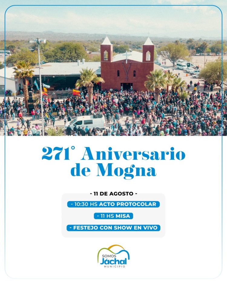 Mogna celebra el 271° aniversario de su fundación 