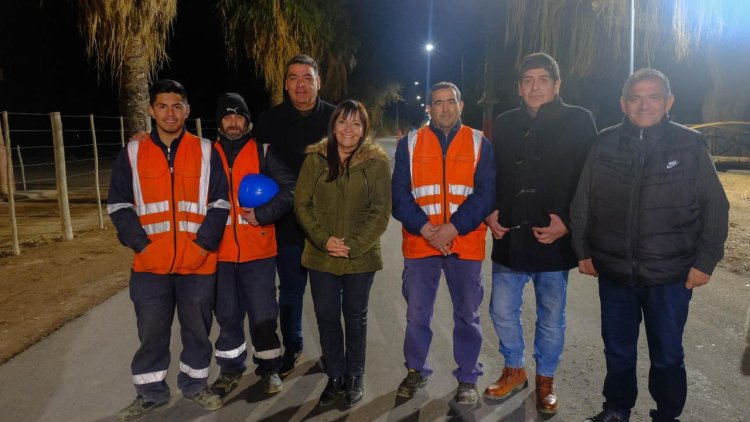 Nueva iluminación led para la zona este de Chimbas    