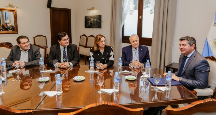 El gobernador recibió a las autoridades de la Corte de Justicia