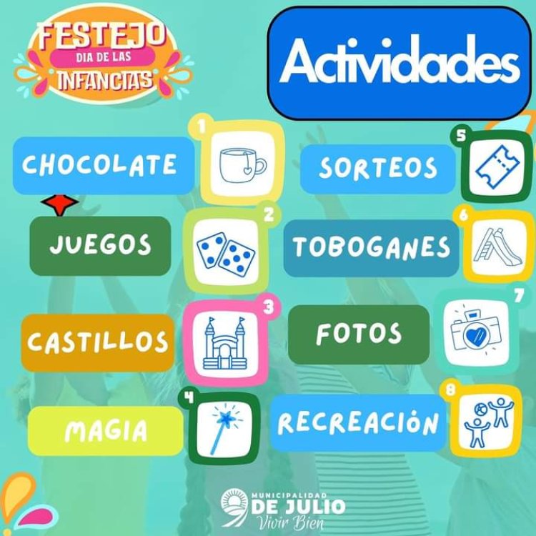 9 de Julio te invita a vivir un día lleno de alegría por el Día de las Infancias