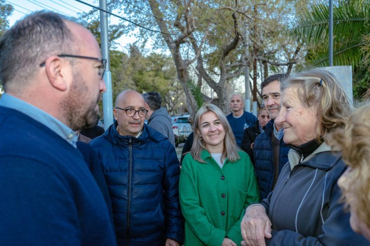 Rivadavia inauguró obras de calle Santa Maria de Oro