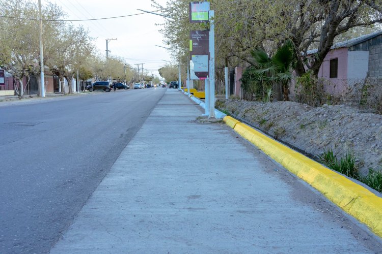 En Rivadavia con una caminata inauguran obras en Callejón Sánchez