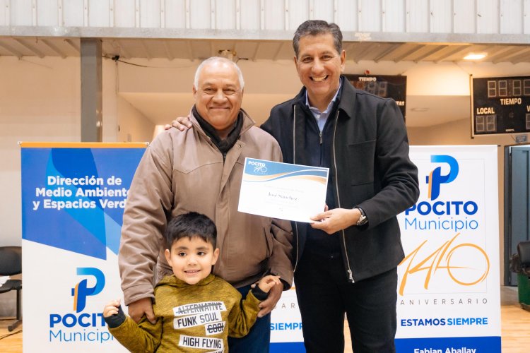 Pocito homenajeó a 50 deportistas, ex deportistas y dirigentes deportivos