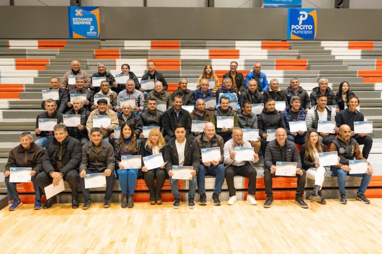 Pocito homenajeó a 50 deportistas, ex deportistas y dirigentes deportivos