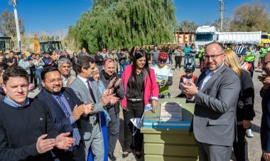 Rivadavia inicio la construcción del Parador del Ciclismo en Marquesado