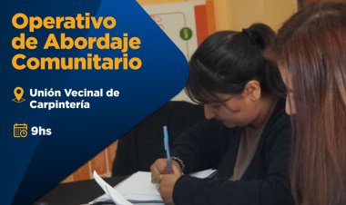 Médicos y odontólogos participan de un nuevo Operativo de Abordaje Comunitario en Pocito