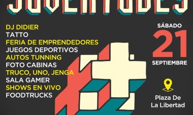 Pocito celebra el Día del Estudiante con un gran festejo en la plaza De La Libertad