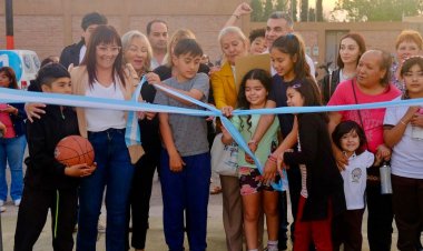 Nuevo Playon Polideportivo para la comunidad de Chimbas