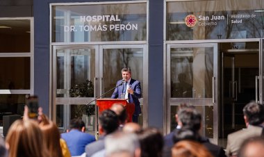 El gobernador Orrego inauguró el Hospital Tomás Perón, en Iglesia