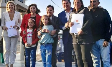 58 familias de Chimbas recibieron las llaves de su vivienda