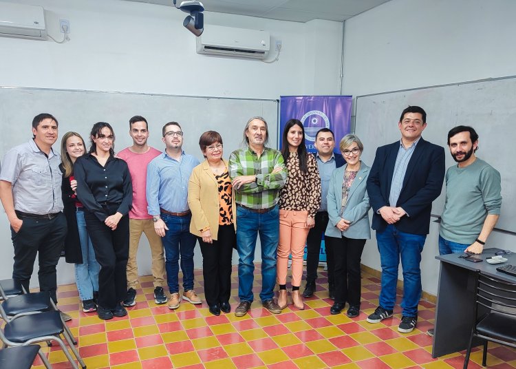 Espejo participó de la inauguración del aula híbrida de la UNSJ en Jáchal