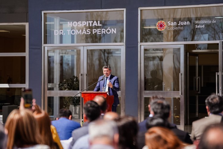 El gobernador Orrego inauguró el Hospital Tomás Perón, en Iglesia