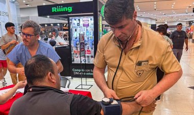 El centro de Salud Barrasi realizó un operativo sanitario en un centro comercial