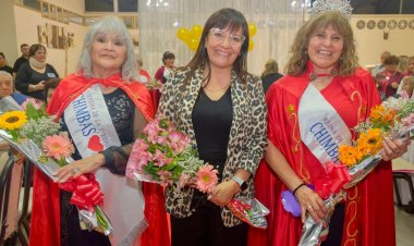 Gladys y Nilda las nuevas Reina y Virreina del Adulto Mayor de Chimbas
