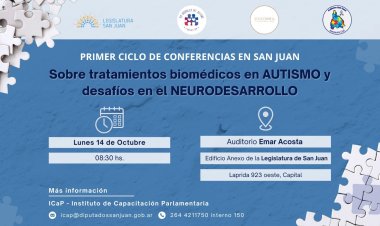 Disertarán sobre tratamientos biomédicos en Autismo y desafíos en el Neurodesarrollo