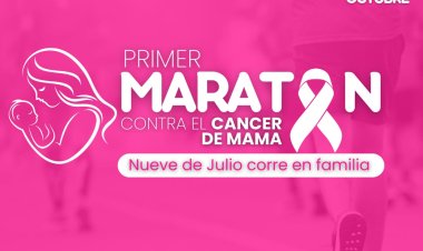 Primer Maratón Contra el Cáncer de Mama en el Departamento Nueve de Julio