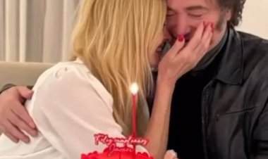 Las fotos íntimas del cumpleaños de Javier Milei junto a Yuyito González