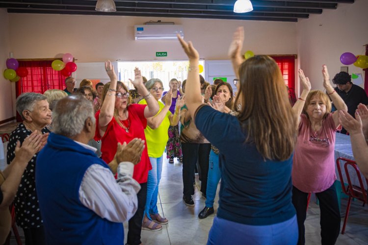 Santa Lucía celebró el Día del Adulto Mayor