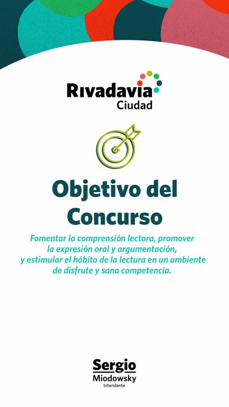 Rivadavia fomentara la lectura y comprensión de texto con un concurso