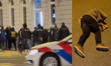 Propalestinos atacaron a hinchas israelíes en las calles de Ámsterdam