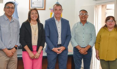 Reuniones institucionales en Valle Fértil