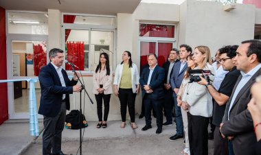 Orrego inauguró una delegación del Registro Civil en Las Flores