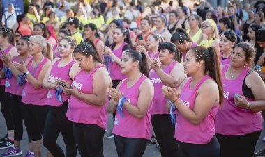 Todo listo para el Zumbathon en Santa Lucía