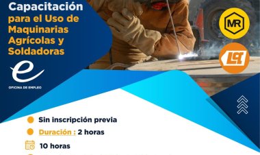 Pocito capacita en el Uso de Maquinarias Agrícolas y Soldadoras