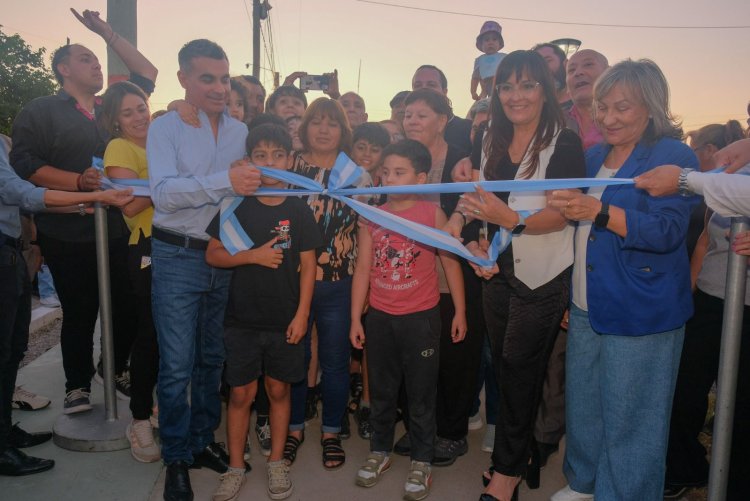 Un nuevo playón deportivo para Chimbas