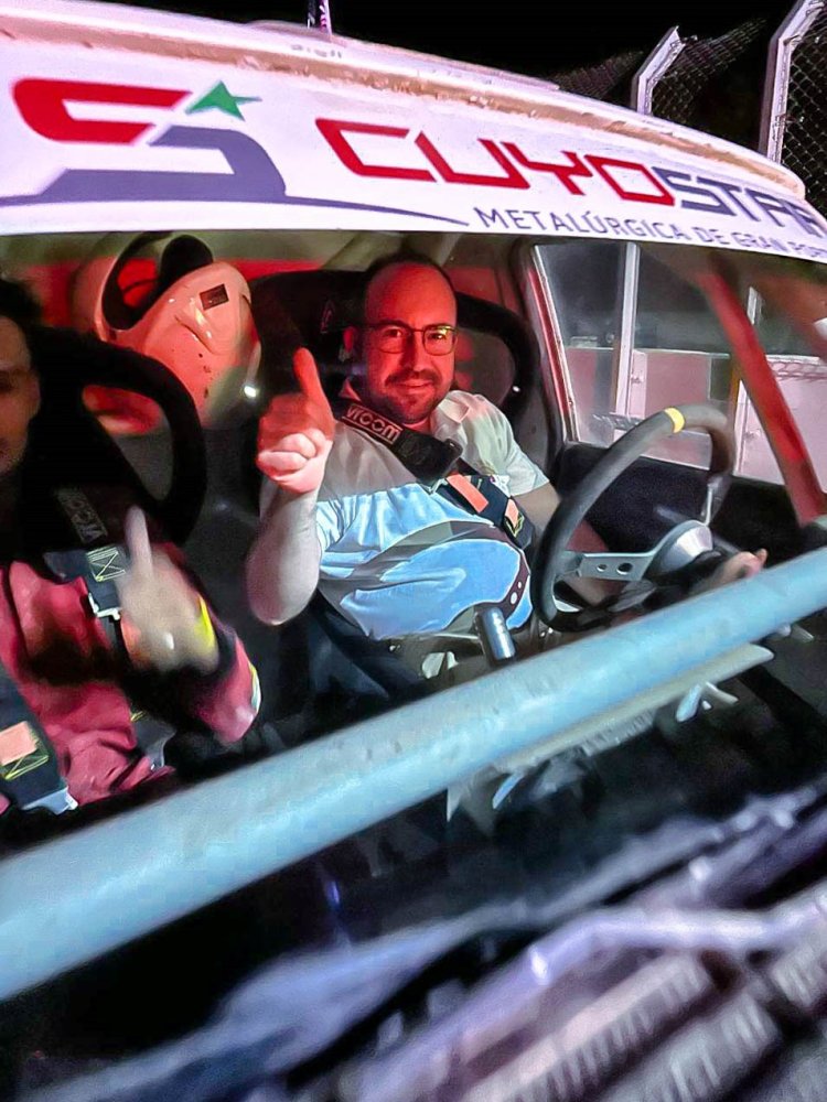 El intendente Miodowsky vivió el segundo dia del Zonda Rally Show