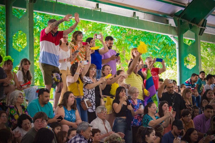 Santa Lucía celebró la muestra anual de educación física de los jardines maternales municipales