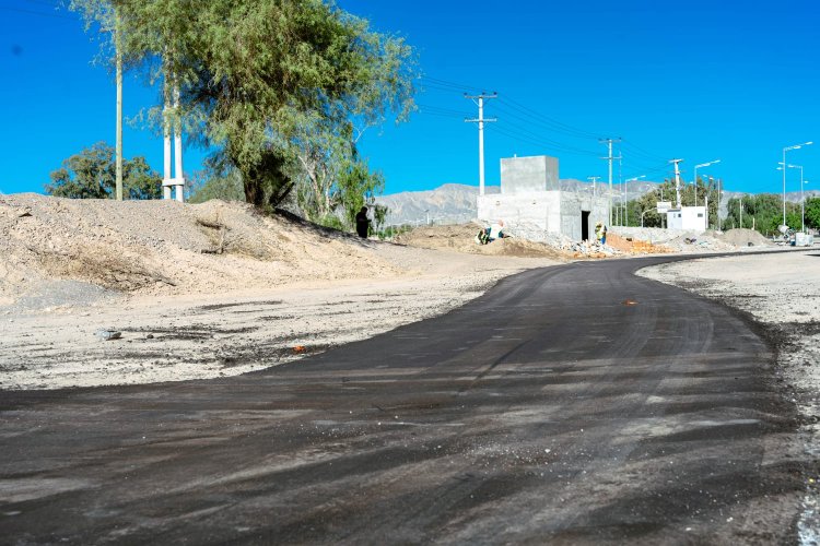 Rivadavia avanza con la construcción del Parador del Ciclismo en Marquesado