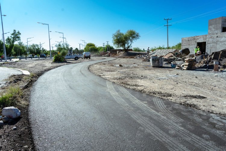 Rivadavia avanza con la construcción del Parador del Ciclismo en Marquesado