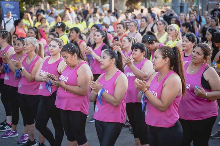 Todo listo para el Zumbathon en Santa Lucía